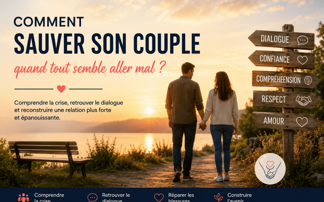 Couple cherchant comment sauver sa relation et retrouver le dialogue