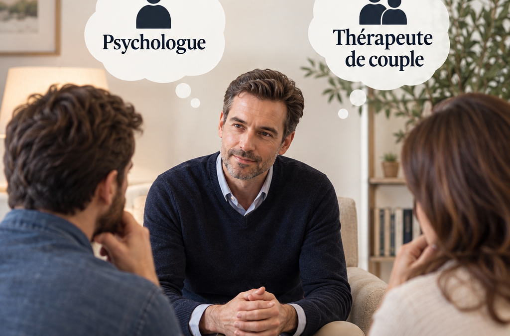 Psychologue ou thérapeute de couple : qui consulter pour son couple ?